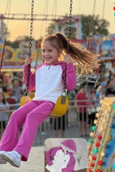 ZARA MODEL BALIKÇI YAKA YARIM FERMUARLI EŞOFMAN TAKIMI  Mor