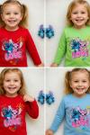 STİTCH LOVE UZUN KOL TEK SWEET  Mavi