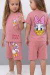 DAISY DUCK SIRT BASKILI ŞORTU TAKIM Pembe