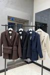 ÇANTALI BLAZER CEKET  Krem