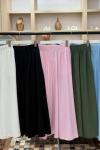 BELİ LASTİKLİ SALAŞ CEPLİ ETEK Kahverengi