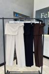 BELİNDE  ETEK GÖRÜNÜMLÜ PANTOLON Kahverengi