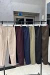 YÜKSEK BEL BORU PAÇA BELİ DİKİŞLİ PANTOLON  Haki