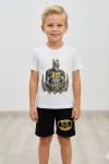 BATMAN DESENLİ ŞORTLU TAKIM  Beyaz