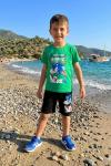 LETS GO SONİC ŞORTLU TAKIM  Yeşil