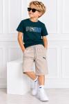 PUMA DESENLİ ERKEK GARSON BOY ŞORTLU TAKIM  Petrol Yeşili