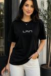 KAMPANYALI UNİSEX L7N TEK TSHİRT  Siyah