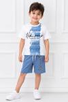 WİTH YAZILI ERKEK TARZ TAKIM  Mavi
