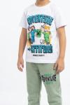 ADVENTURE YAZILI ALT PANTOLONU UZUN TAKIM  Yeşil