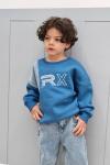 3 İP RX YAZILI ERKEK TAKIM  Mavi