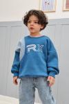 3 İP RX YAZILI ERKEK TAKIM  Mavi