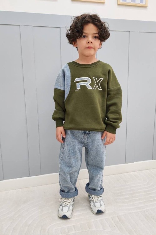 3 İP RX YAZILI ERKEK TAKIM  Yeşil
