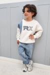 3 İP RX YAZILI ERKEK TAKIM  Beyaz