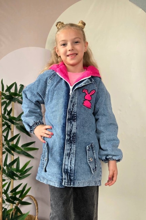 TAVŞANLI WELSOFT PELUŞLU KOT MONT Pembe