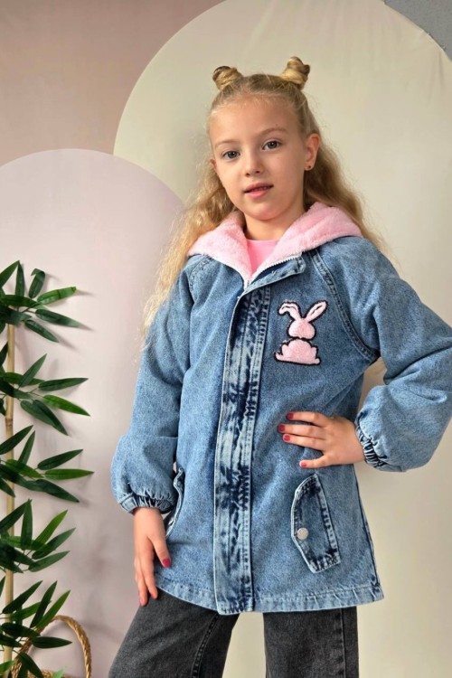 TAVŞANLI WELSOFT PELUŞLU KOT MONT Pudra