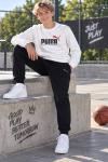 PUMA ENJEKSİYON BASKI OYSHO KUMAŞ TAKIM  Beyaz