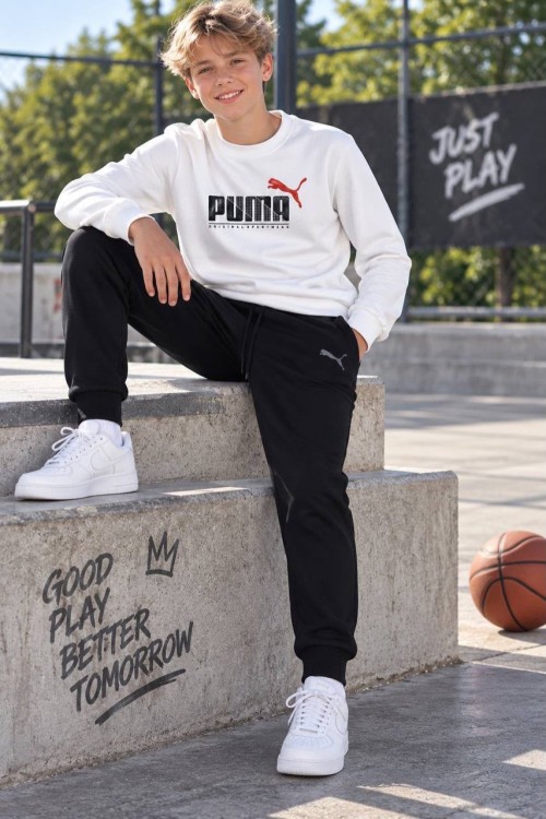PUMA ENJEKSİYON BASKI OYSHO KUMAŞ TAKIM  Beyaz