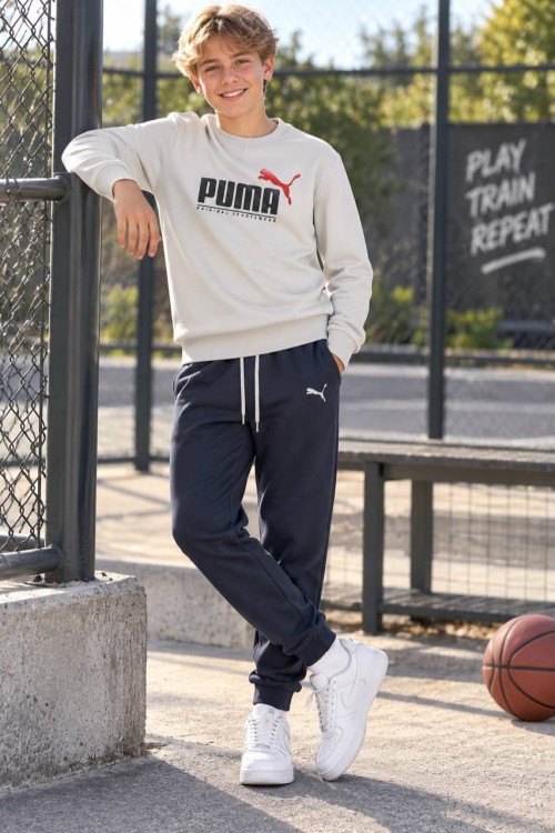 PUMA ENJEKSİYON BASKI OYSHO KUMAŞ TAKIM  Taş Rengi
