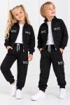 2 İP ŞARDONSUZ CONPACT PENYE NYC YAZILI 2 Lİ TAKIM  Siyah