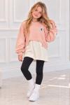 COLLECTION WEAR BASKILI UZUN TUNİK  Somon