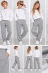 2 İP PENYE KUMAŞ UNISEX EŞOFMANALTI  Gri