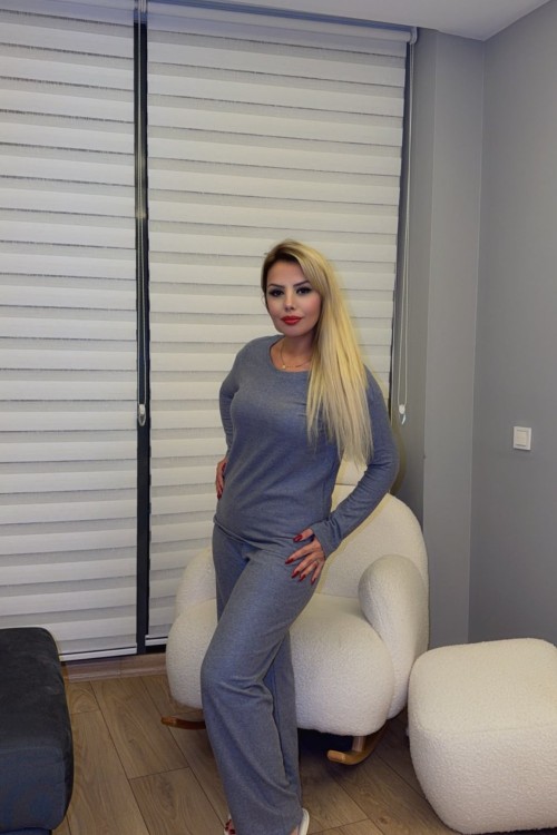 DÜZ ÖRME KUMAŞ YUMOŞ PİJAMA Koyu Gri