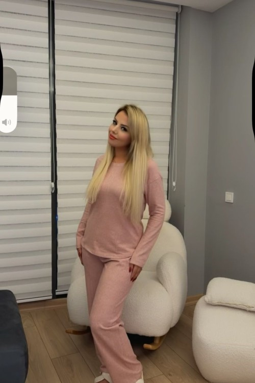 DÜZ ÖRME KUMAŞ YUMOŞ PİJAMA Gül