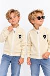 KARTAL ARMALI FİTİLLİ CEKET  Krem